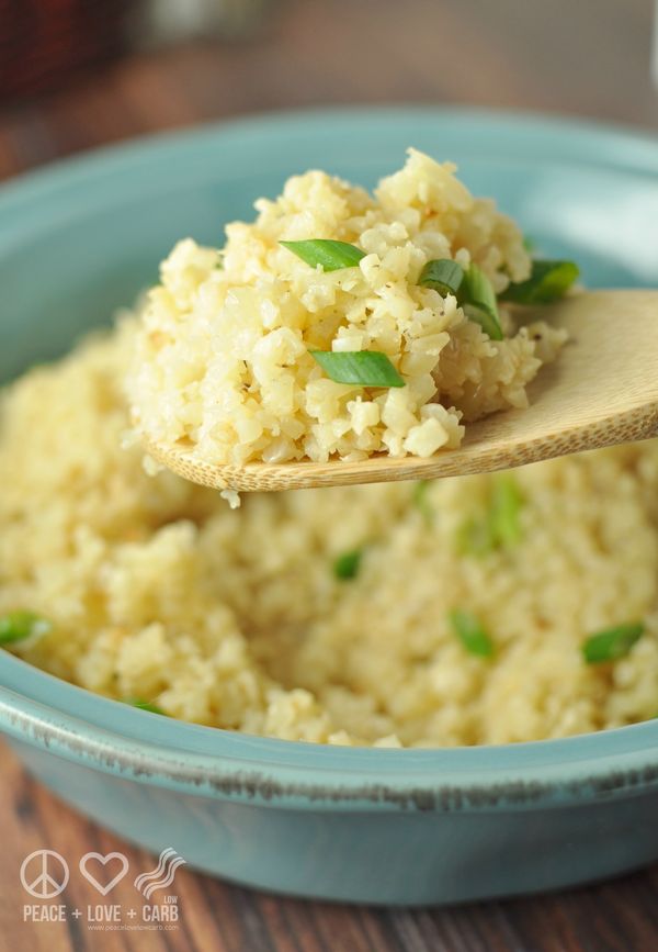 Buttery Cauliflower Rice Pilaf - Low Carb, Gluten Free