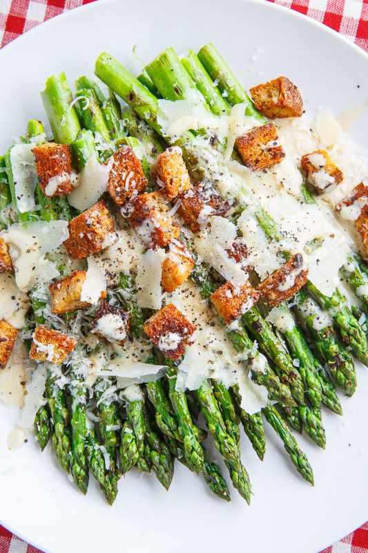 Caesar Grilled Asparagus