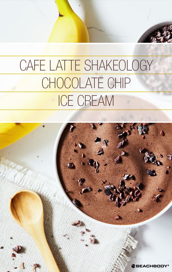 Cafe Latte Shakeology Chocolate Chip Ice Cream