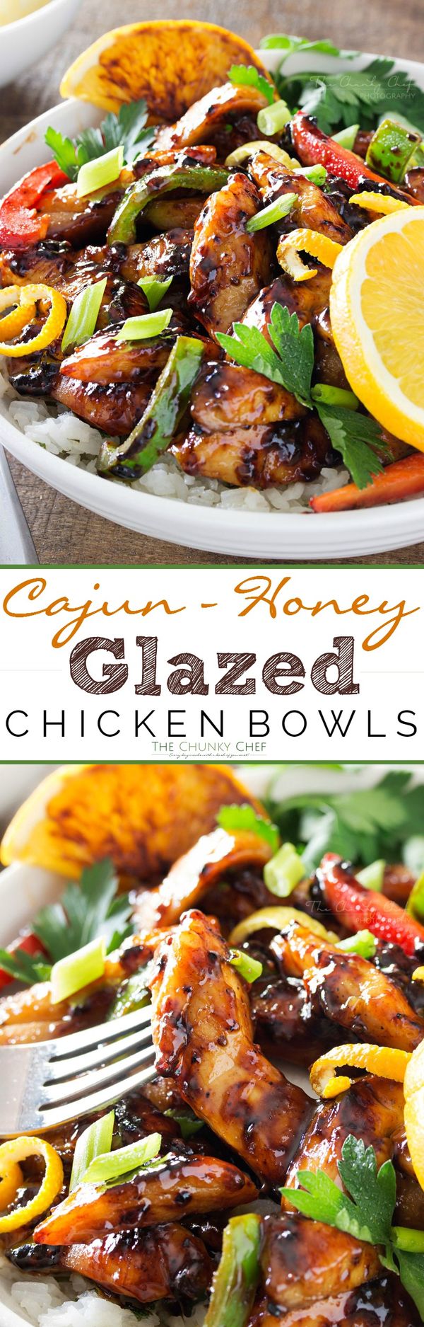 Cajun Honey Glazed Chicken Bowls