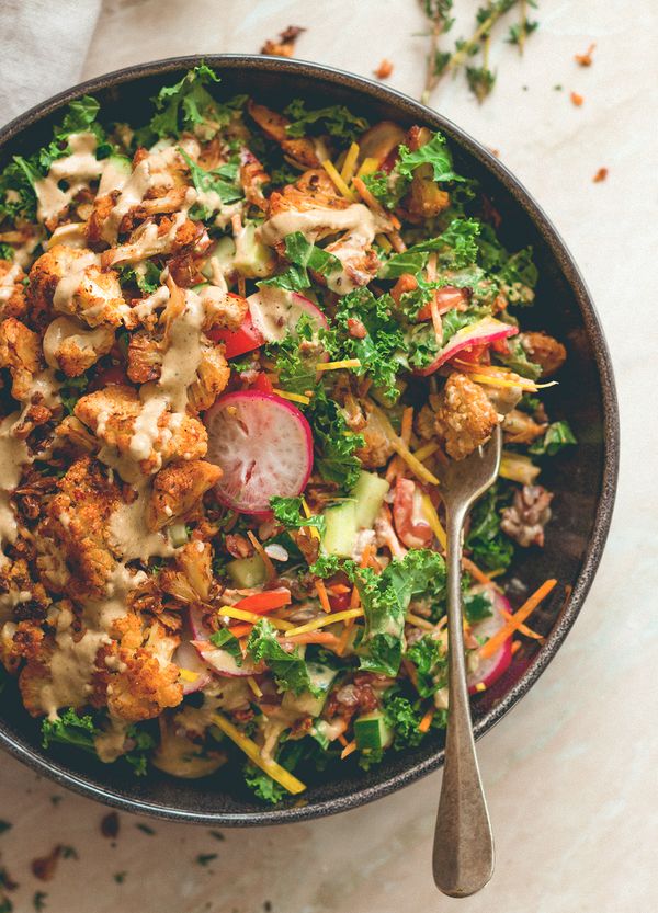 Cajun Roasted Cauliflower Salad