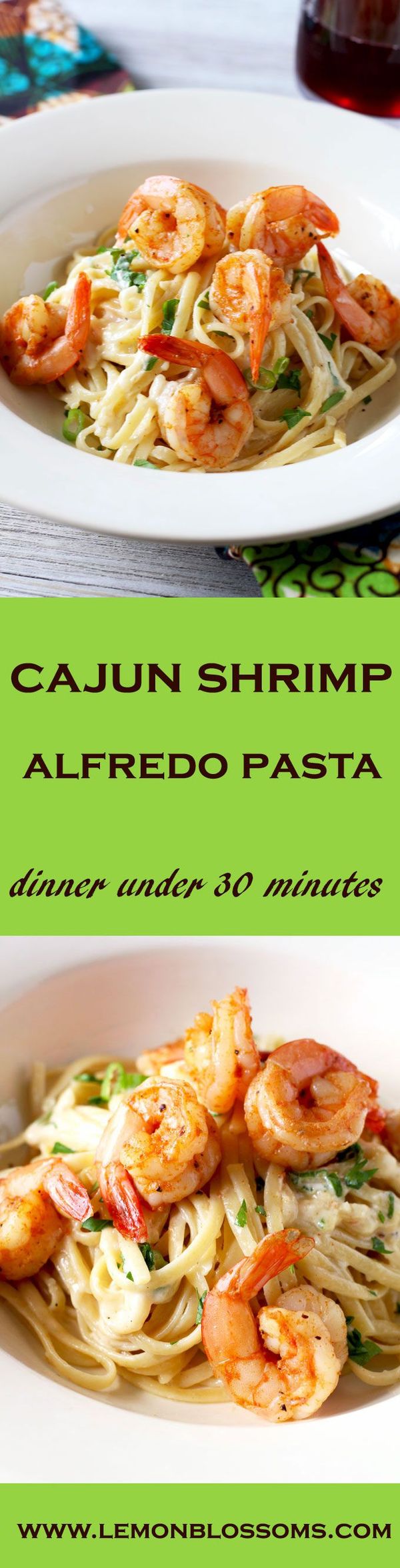 Cajun Shrimp Alfredo Pasta – Dinner Under 30 Minutes