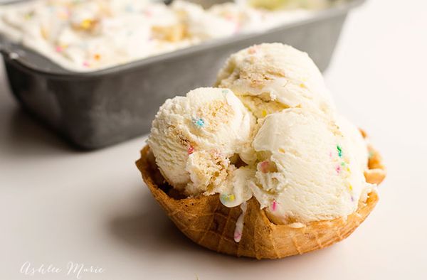 Cake Batter & Sprinkles Ice Cream