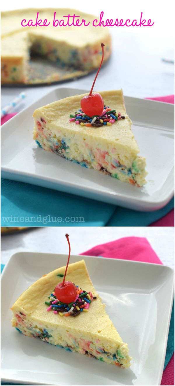 Cake Batter Cheesecake