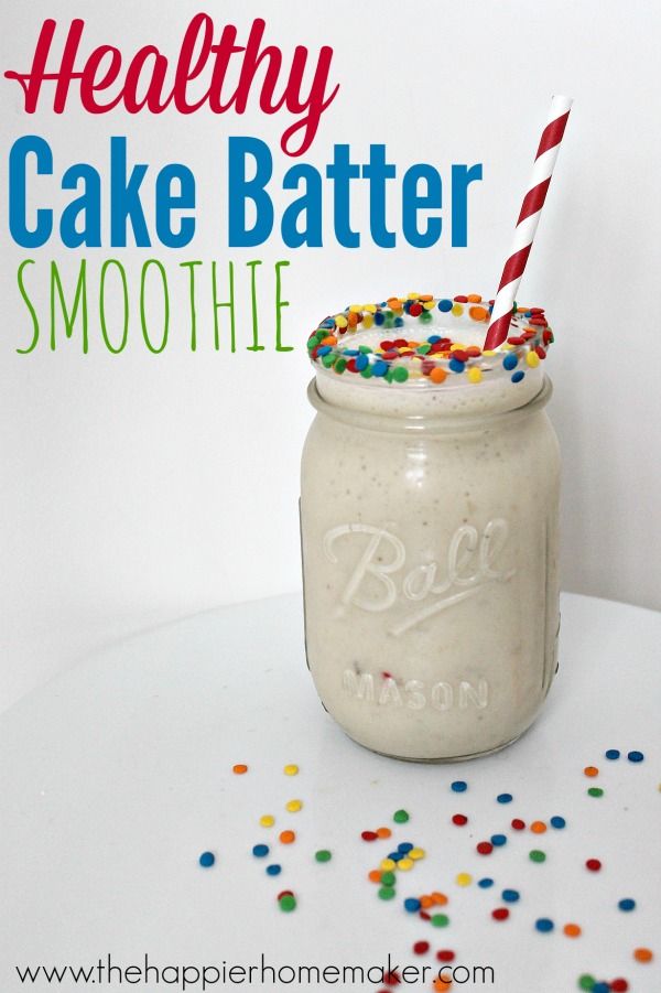 Cake Batter Healthy Smoothie