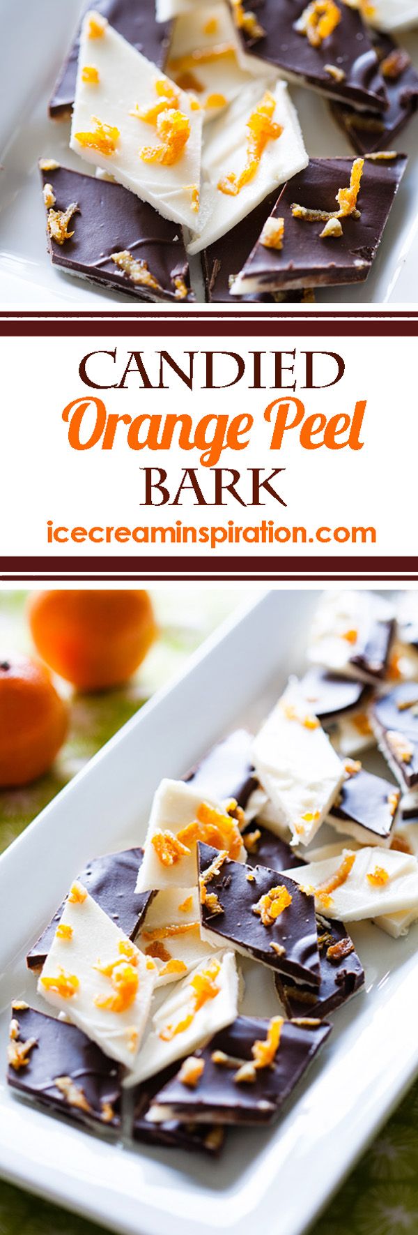 Candied Orange Peel Bark