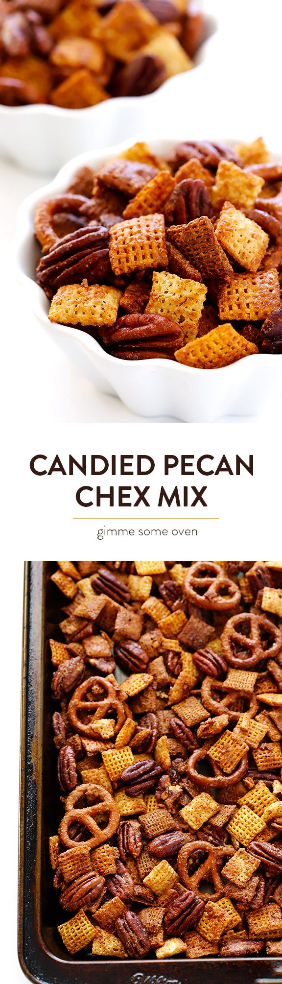 Candied Pecan Chex Mix