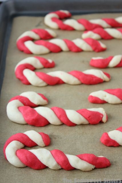 Candy Cane Christmas Cookies