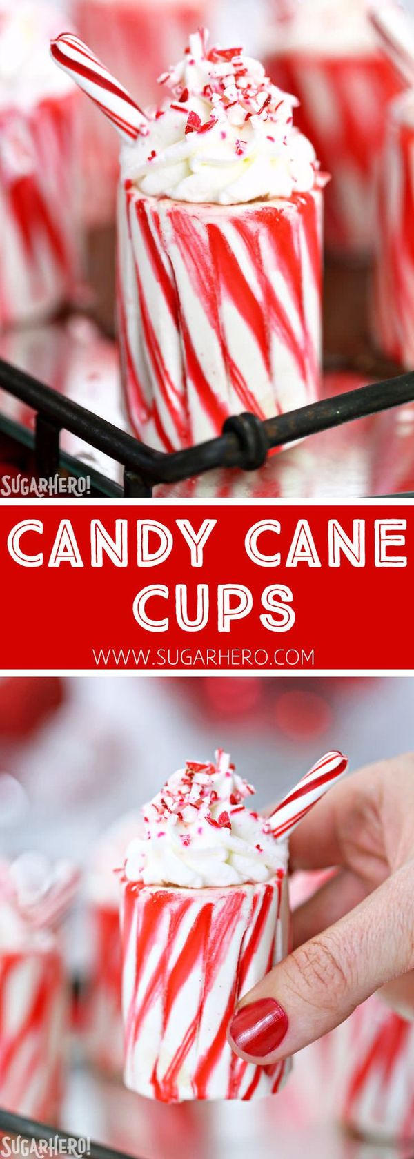 Candy Cane Cups