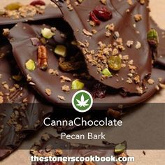 CannaChocolate Pecan Bark