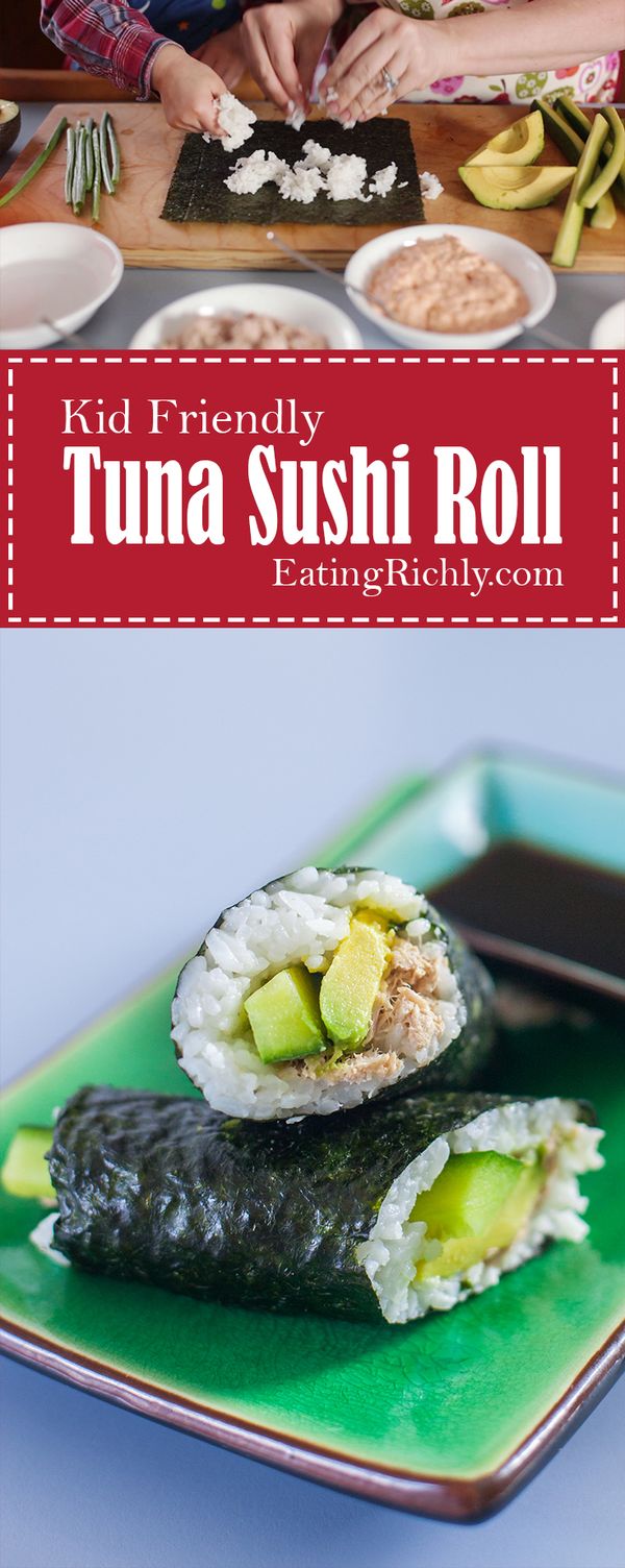 Canned Tuna Sushi for Kids