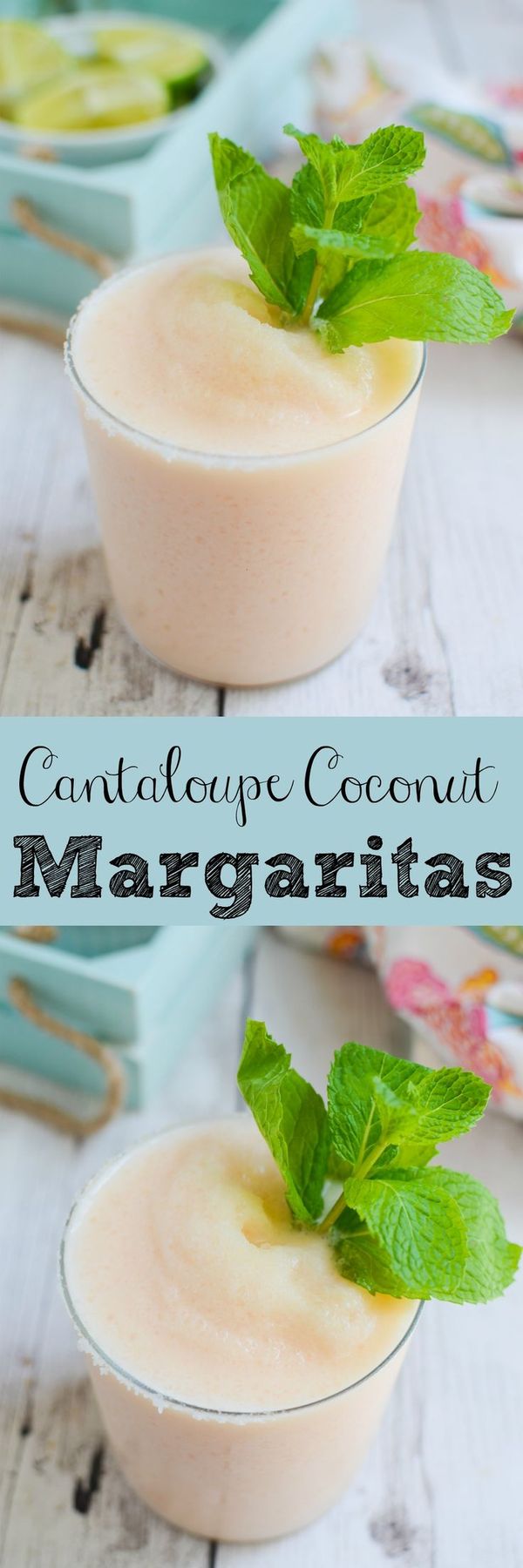 Cantaloupe Coconut Margaritas