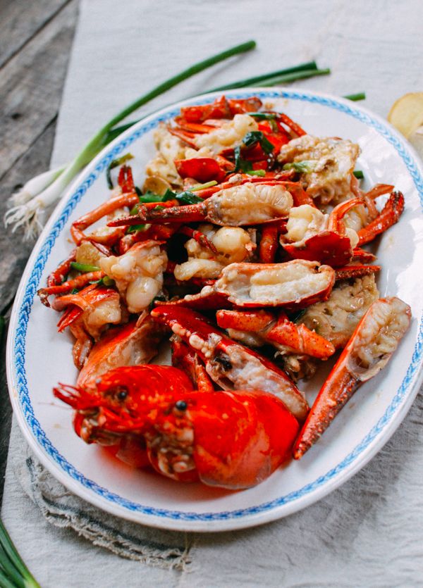Cantonese-Style Ginger Scallion Lobster