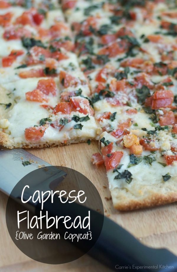 Caprese Flatbread (Olive Garden Copycat