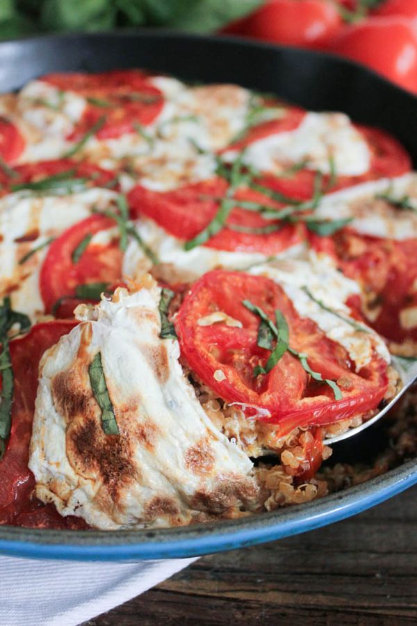 Caprese Quinoa Bake