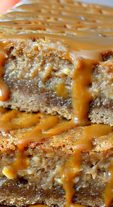 Caramel Apple Butter Gooey Bars