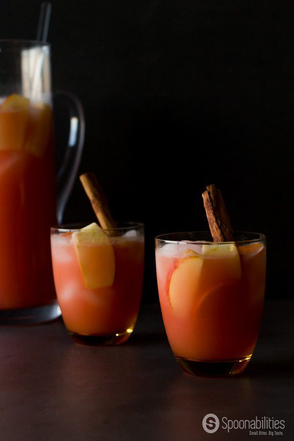 Caramel Apple Cider Vodka Punch