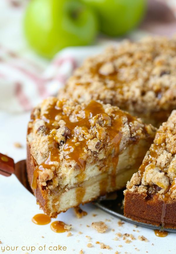 Caramel Apple Coffee Cake