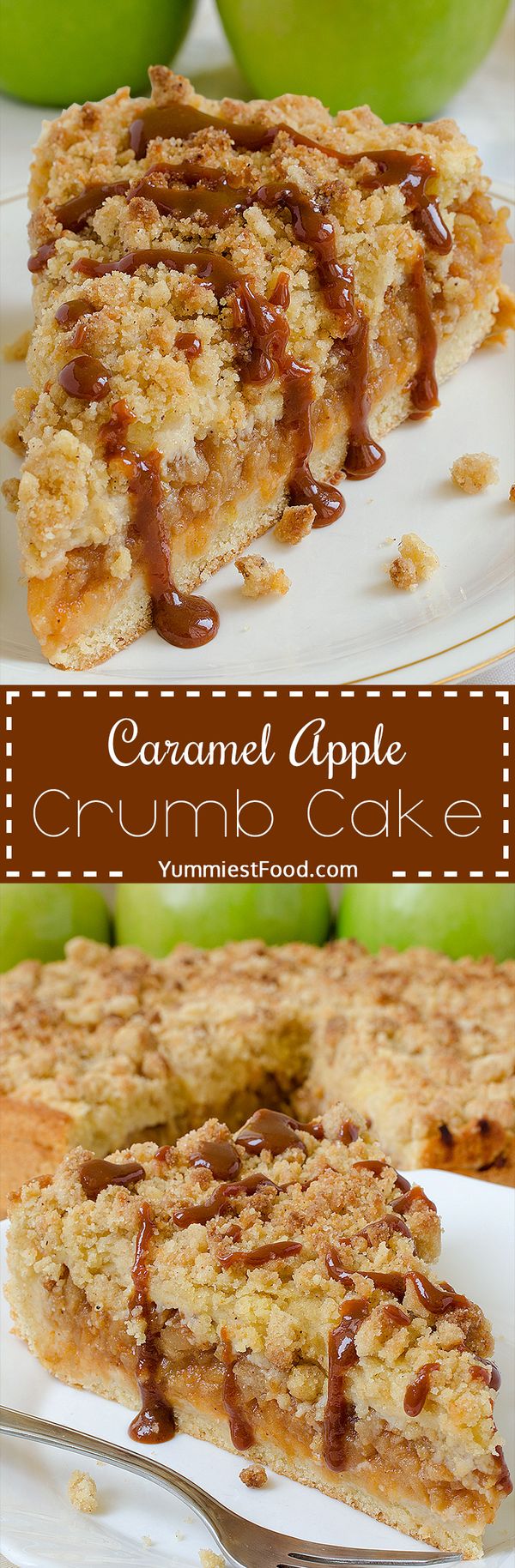 Caramel Apple Crumb Cake