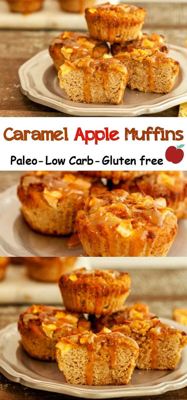 Caramel Apple Muffins Low Carb