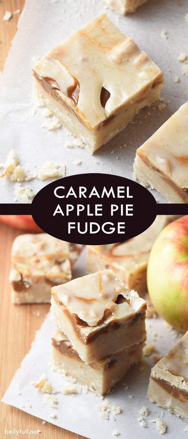Caramel Apple Pie Fudge