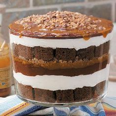 Caramel Chocolate Trifle