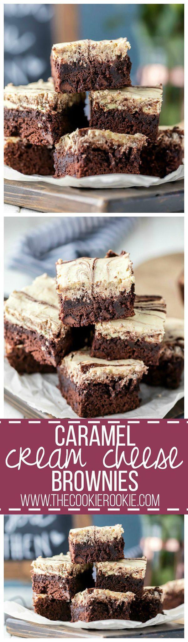 Caramel Cream Cheese Brownies