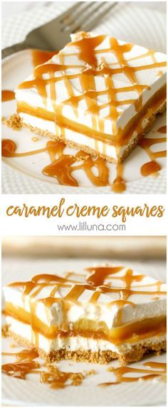 Caramel Creme Squares