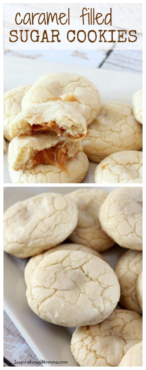 Caramel Filled Sugar Cookies