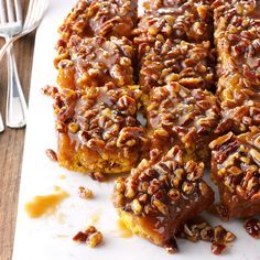 Caramel-Pecan Pumpkin Pull-Aparts