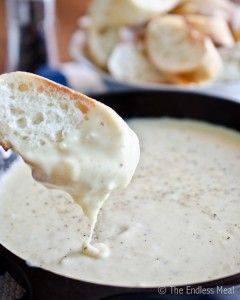 Caramelized Shallot and Gruyere Fondue