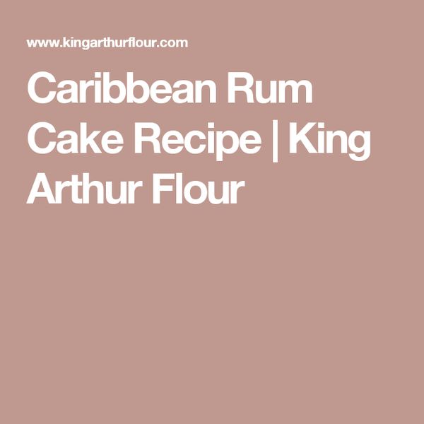 Caribbean Rum Cake