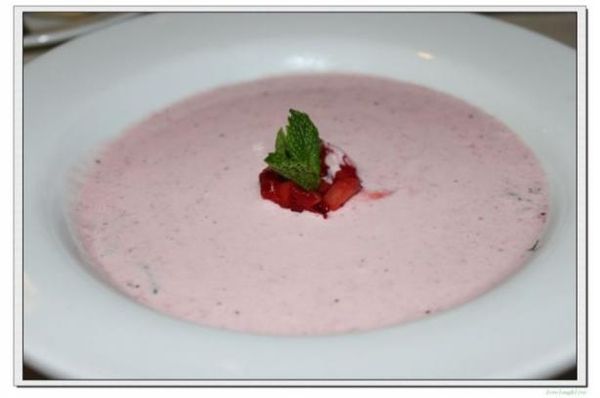 Carnival Cruise Strawberry Bisque