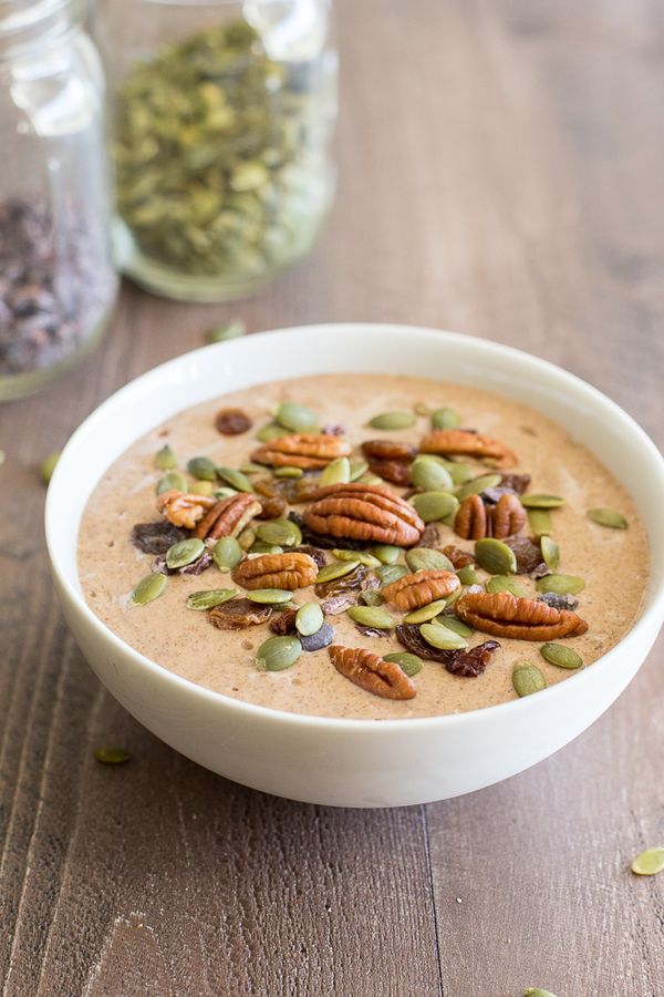 Carrot Cake Chia Breakfast Porridge [Grain Free]