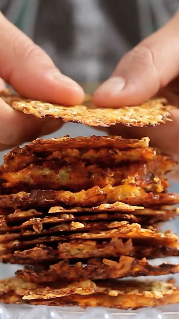 Carrot Chips With Zucchini And Parmesan