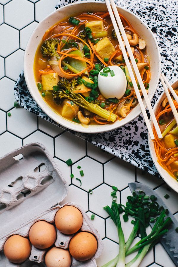 Carrot-Noodle Vegetarian Ramen