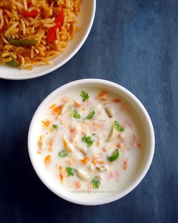 Carrot Raita | Gajar ka Raita