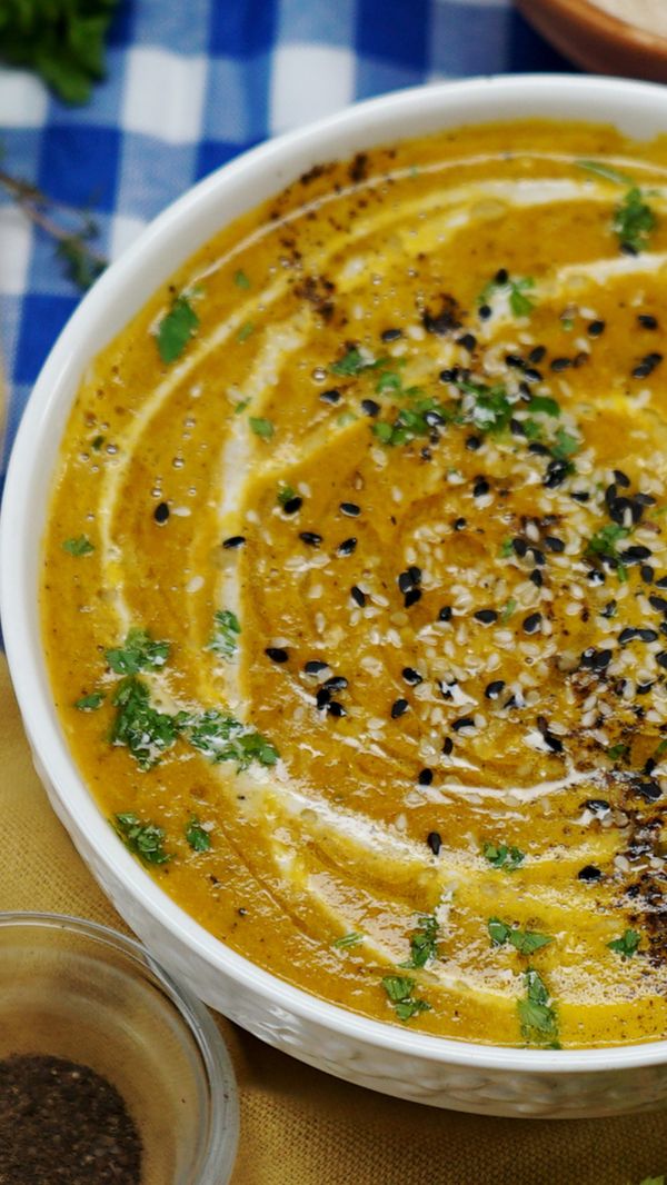 Carrot Tahini Soup