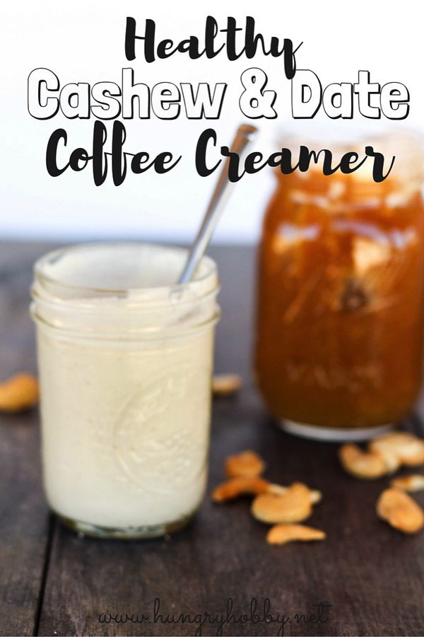 Cashew & Date Healthy Coffee Creamer- Vegan/Paleo