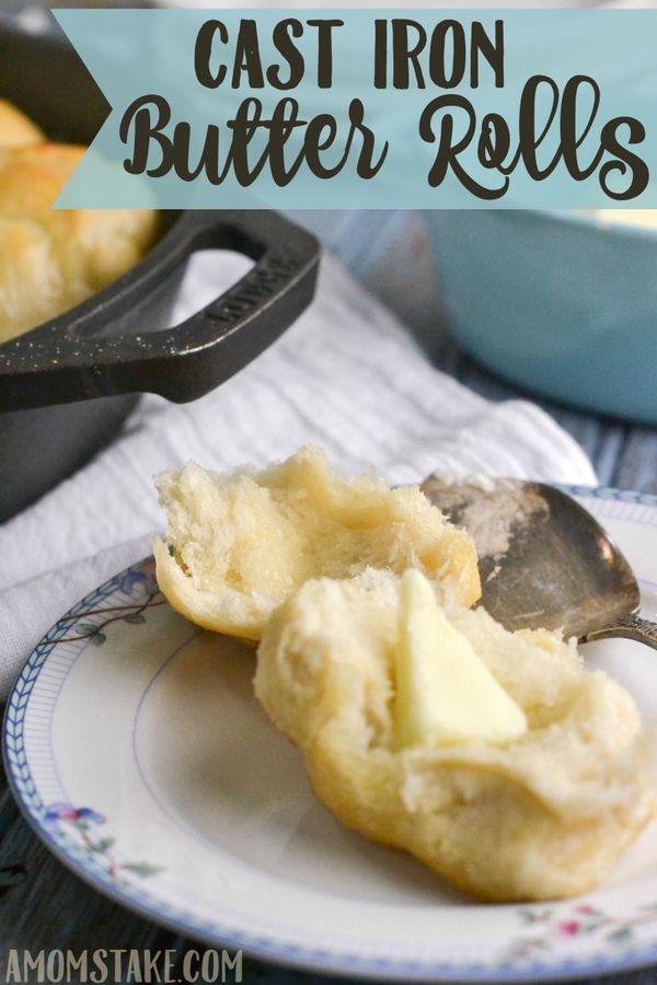 Cast Iron Butter Rolls