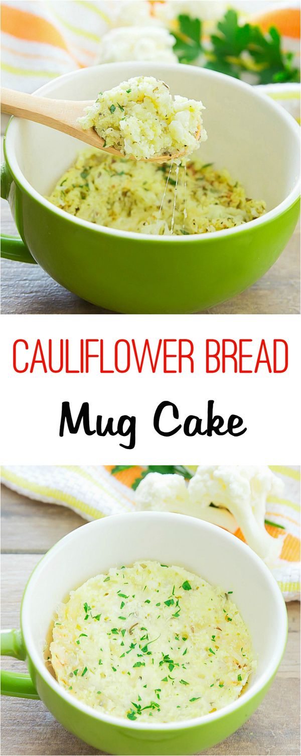 Cauliflower Bread Mug Cake