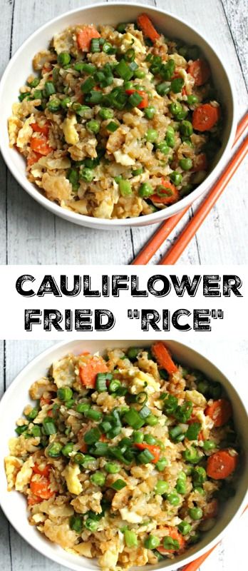 Cauliflower Fried “Rice”