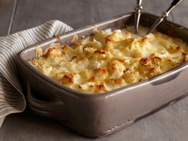 Cauliflower-Goat Cheese Gratin