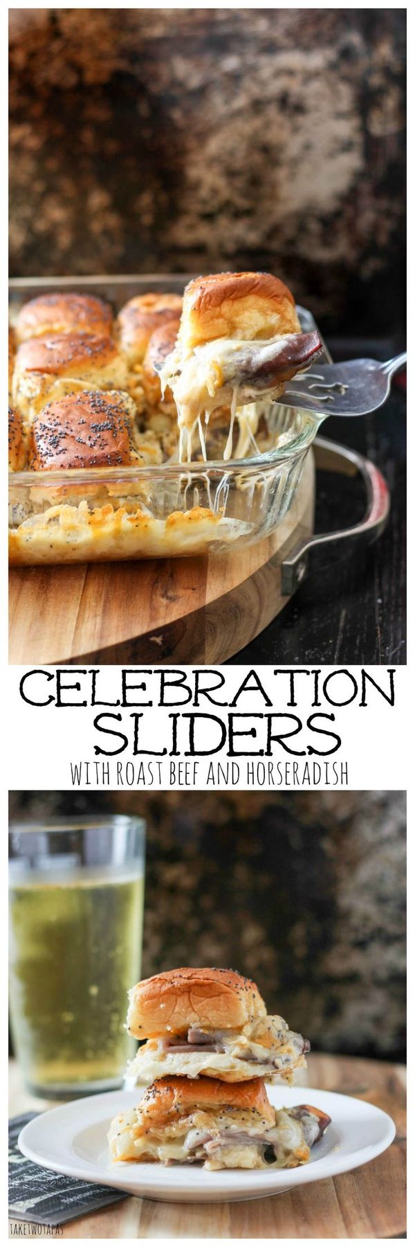 Celebration Sliders with Roast Beef and Horseradish Sauce