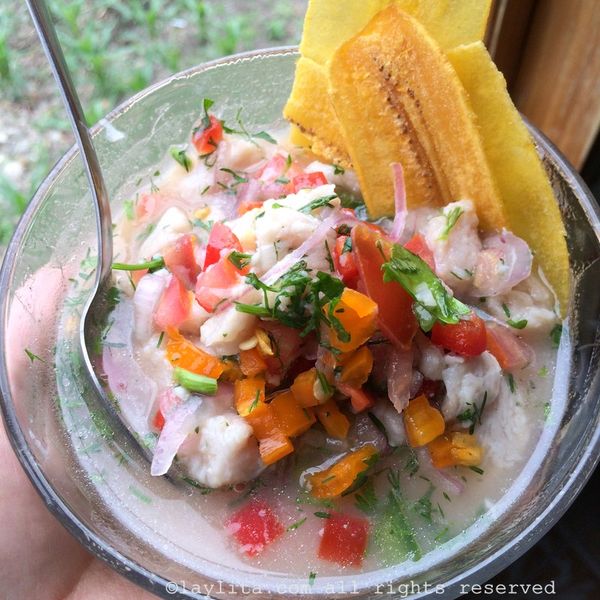 Ceviche de pescado