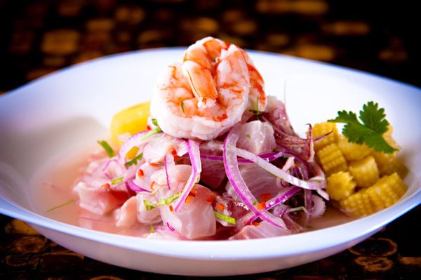 Ceviche peruano tradicional