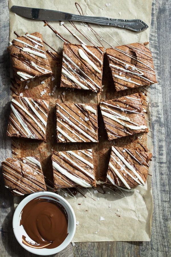 Chai Spice Salted Chocolate Brownies