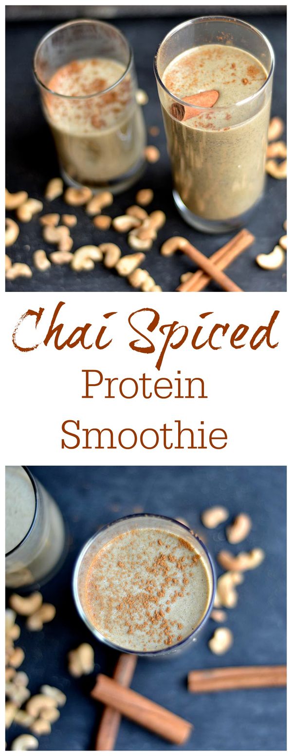 Chai Spiced Protein Smoothie