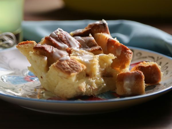 Challah Bread Pudding with Limoncello