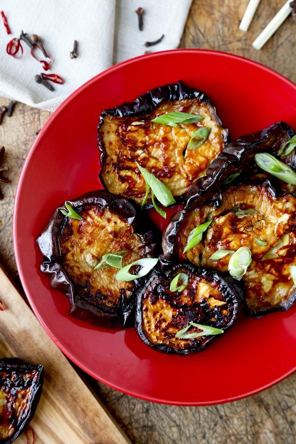 Char Siu Style Roasted Eggplant